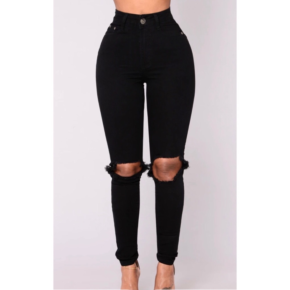 Distracted High Rise Jeans